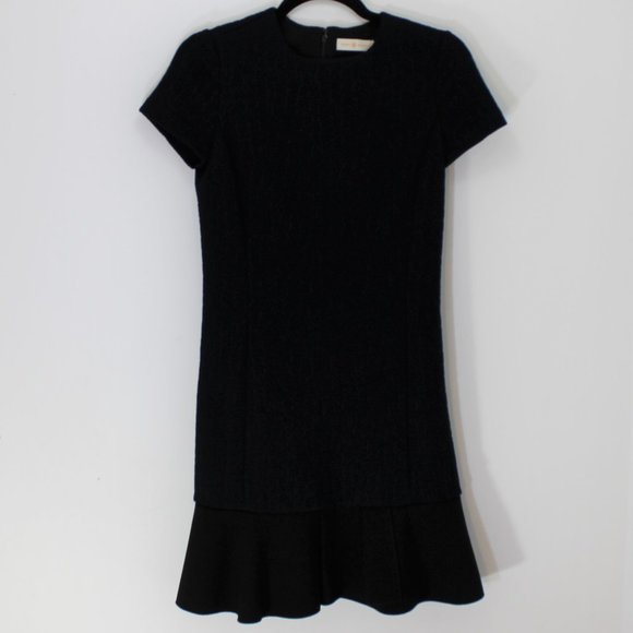 TORY BURCH Navy Blue and Black Quilted Jaquard XS - Picture 11 of 12